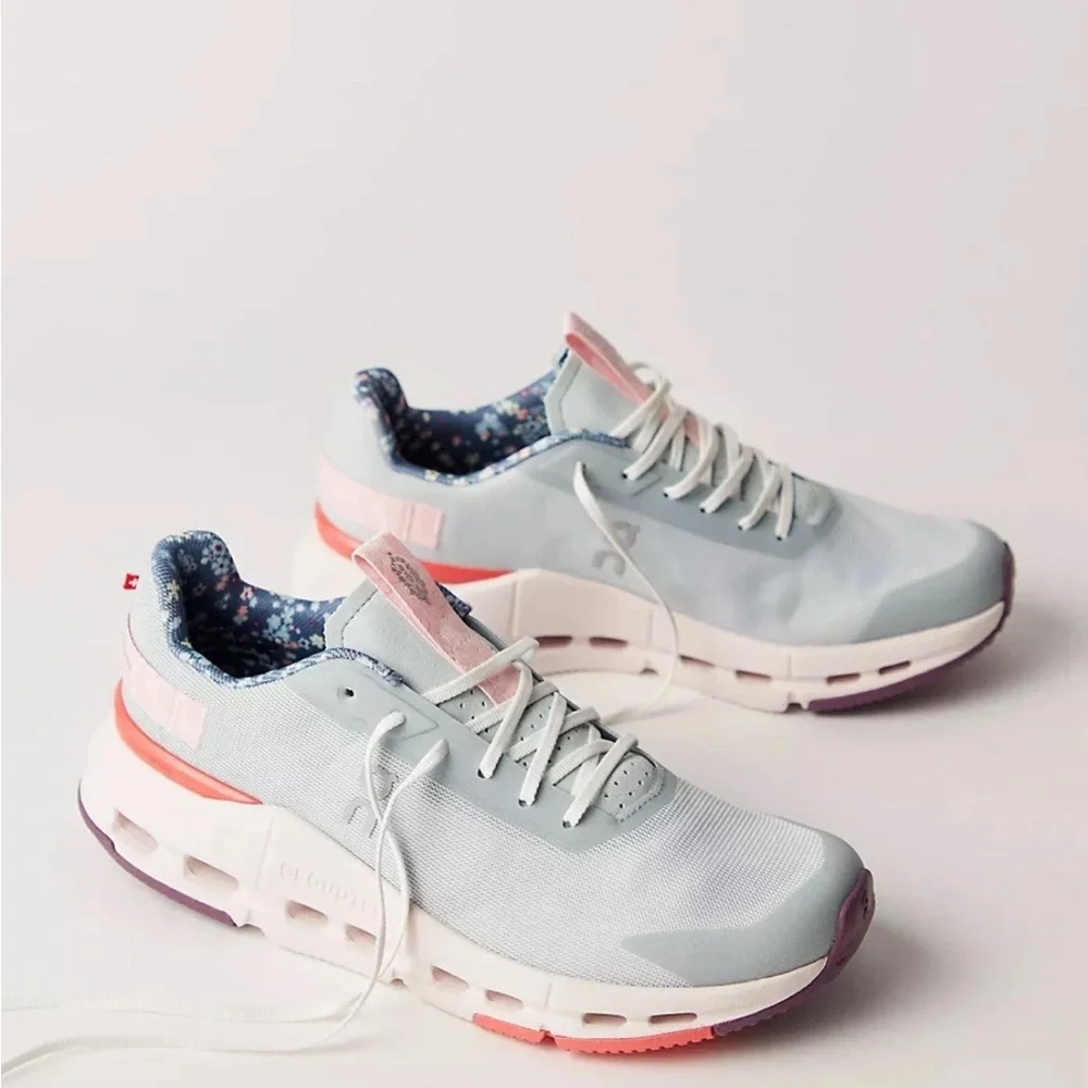 FP Movement X On Cloud 9.5 Cloudnova Form 2 Sneakers Running Free People Floral - Picture 10 of 10